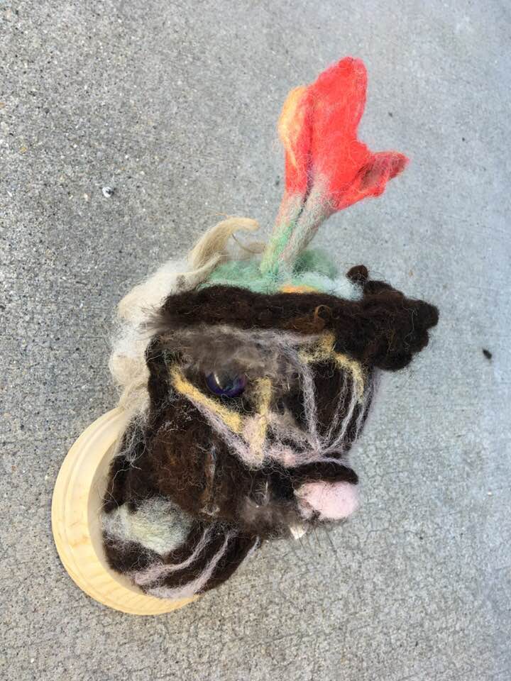 felt sculpture